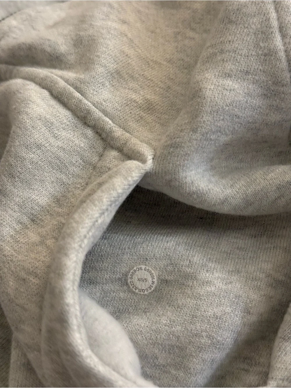 lululemon athletica Light Gray scuba hoodie